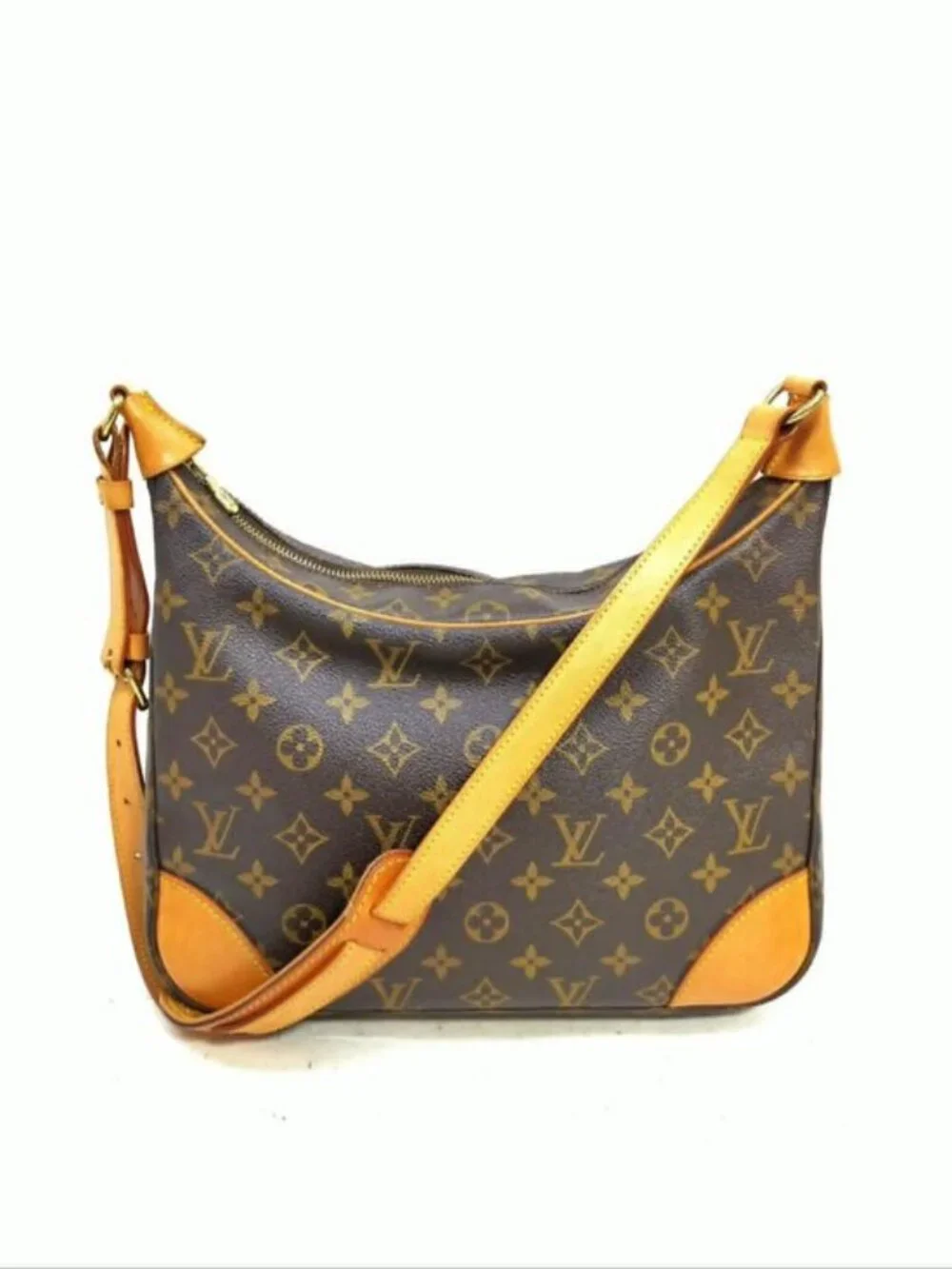 Authentic Louis Vuitton Boulogne 30 Monogram Canvas Shouldear Bag Vintage LV